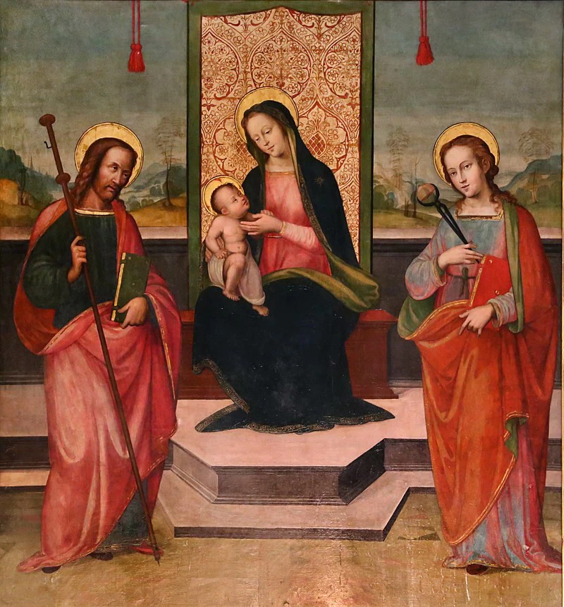 Madonna col bambino tra i ss. Jacopo ed Anna - Sant'Agata del Mugello